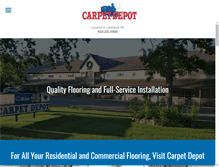Tablet Screenshot of carpetdepot.bz